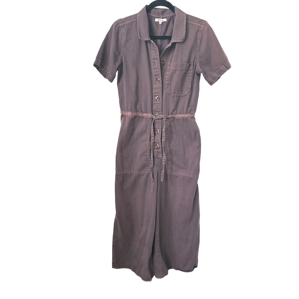 Madewell utility jumpsuit size 6 women's wide leg